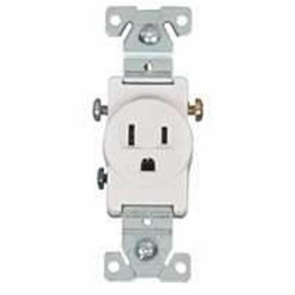 Serverusa 817W-BOX 15 Amp 125 Volt White Single Receptacle SE837838